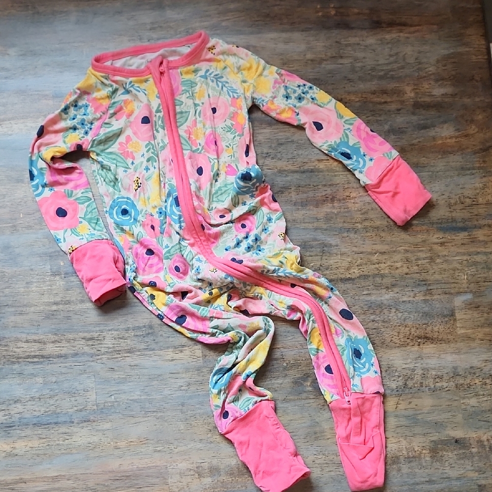Little Sleepies Secret Garden Zippy - Size 6-12 Months